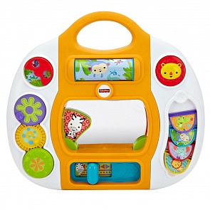 Развивающая панель - Друзья из тропического леса из серии Fisher Price (Mattel, DMJ39)